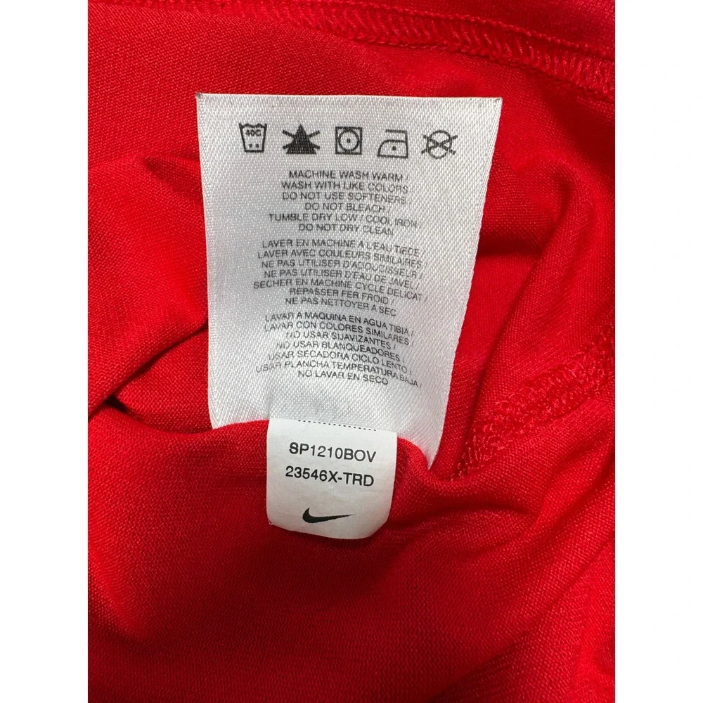 Nike Mens Georgia Bulldogs Dri-FIT Graphic T-Shirt Red Short Sleeve Large UGA